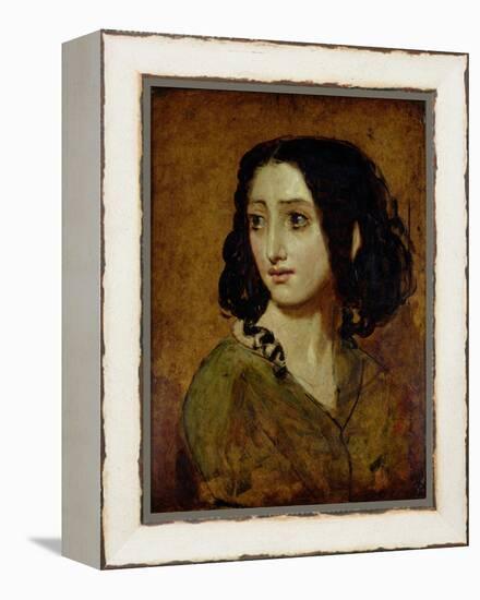 Study of Mlle Rachel-William Etty-Framed Premier Image Canvas