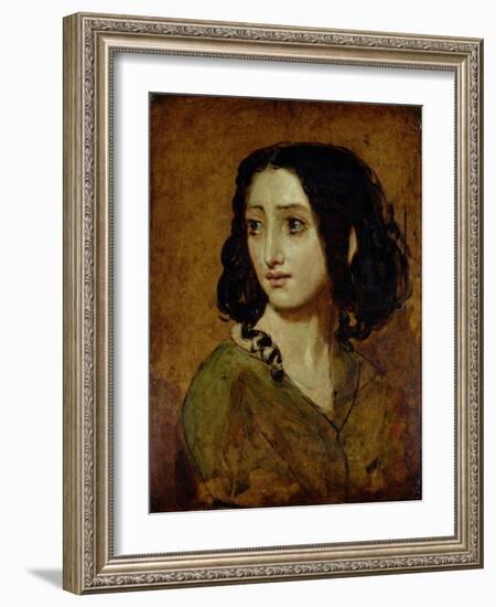 Study of Mlle Rachel-William Etty-Framed Giclee Print