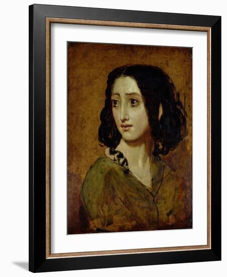 Study of Mlle Rachel-William Etty-Framed Giclee Print