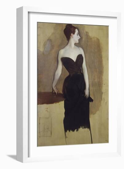 Study of Mme Gautreau-John Singer Sargent-Framed Giclee Print