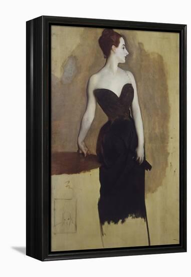 Study of Mme Gautreau-John Singer Sargent-Framed Premier Image Canvas