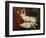 Study of Naked Woman Lying on a Couch Said the Woman with White Stockings - Oil on Canvas, 19Th Cen-Ferdinand Victor Eugene Delacroix-Framed Giclee Print