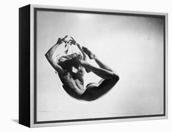 Study of Nude Female Dancer-Gjon Mili-Framed Premier Image Canvas