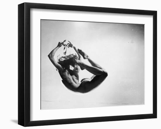 Study of Nude Female Dancer-Gjon Mili-Framed Photographic Print