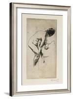 Study of Nude Female Figure, 1886-Paul Albert Besnard-Framed Giclee Print