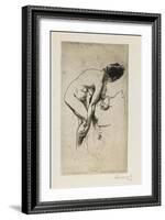 Study of Nude Female Figure, 1886-Paul Albert Besnard-Framed Giclee Print