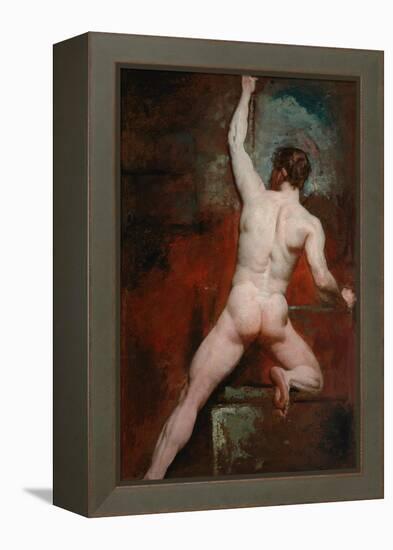 Study of Nude Man, C.1807-49-William Etty-Framed Premier Image Canvas