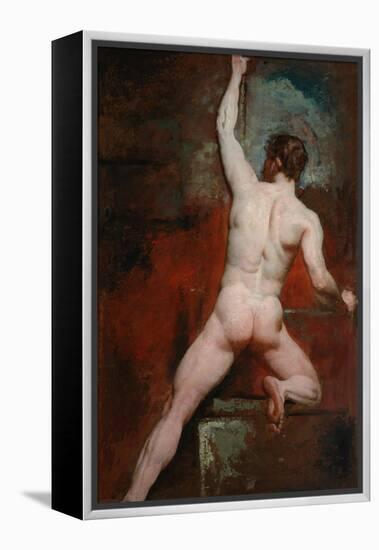 Study of Nude Man, C.1807-49-William Etty-Framed Premier Image Canvas