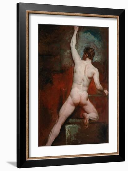 Study of Nude Man, C.1807-49-William Etty-Framed Giclee Print