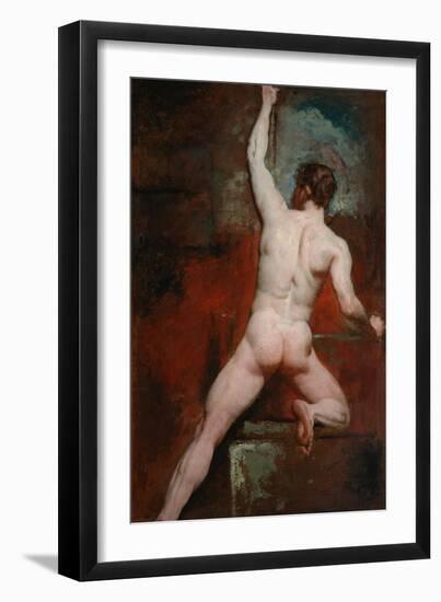 Study of Nude Man, C.1807-49-William Etty-Framed Giclee Print