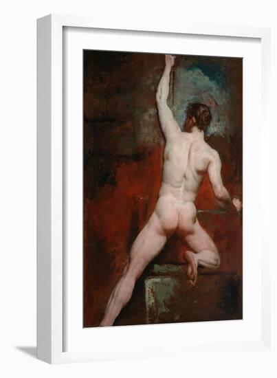 Study of Nude Man, C.1807-49-William Etty-Framed Giclee Print