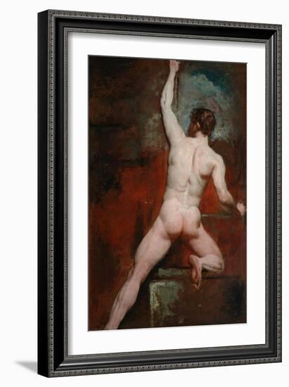 Study of Nude Man, C.1807-49-William Etty-Framed Giclee Print