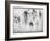 Study of Nude Men-Leonardo da Vinci-Framed Giclee Print