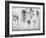 Study of Nude Men-Leonardo da Vinci-Framed Giclee Print