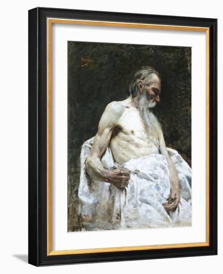 Study of Old Man, 1885-J Lovopacky-Framed Giclee Print