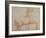 Study of One of the Quirinal Marble Horses, C.1515-17-Raphael-Framed Giclee Print