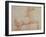 Study of One of the Quirinal Marble Horses, C.1515-17-Raphael-Framed Giclee Print