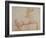 Study of One of the Quirinal Marble Horses, C.1515-17-Raphael-Framed Giclee Print