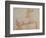 Study of One of the Quirinal Marble Horses, C.1515-17-Raphael-Framed Giclee Print