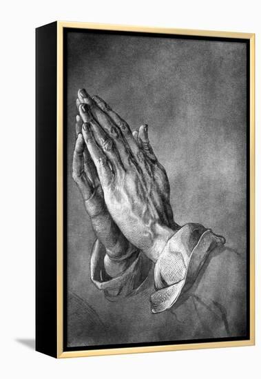 Study of Praying Hands by Albrecht Durer-Philip Gendreau-Framed Premier Image Canvas