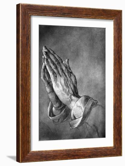 Study of Praying Hands by Albrecht Durer-Philip Gendreau-Framed Giclee Print