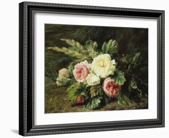 Study of Roses-Gerardina Jacoba Backhuysen-Framed Giclee Print