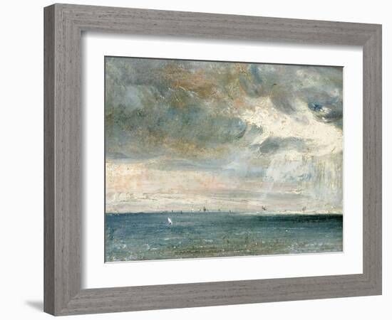 Study of Sea and Sky (A Storm Off the South Coast)-John Constable-Framed Giclee Print