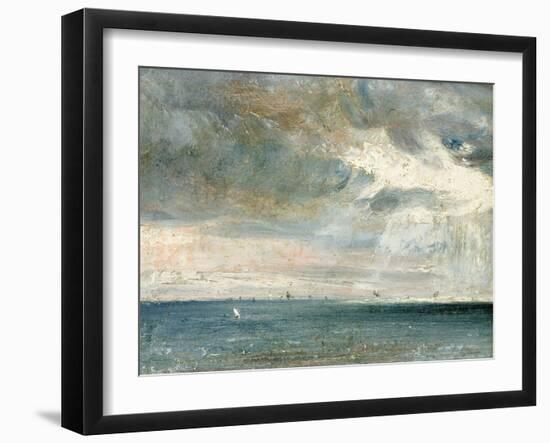 Study of Sea and Sky (A Storm Off the South Coast)-John Constable-Framed Giclee Print