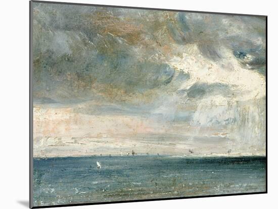 Study of Sea and Sky (A Storm Off the South Coast)-John Constable-Mounted Giclee Print