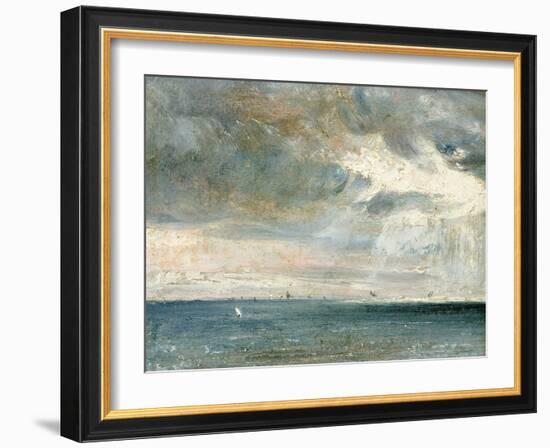 Study of Sea and Sky (A Storm Off the South Coast)-John Constable-Framed Giclee Print