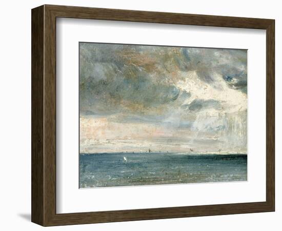 Study of Sea and Sky (A Storm Off the South Coast)-John Constable-Framed Giclee Print