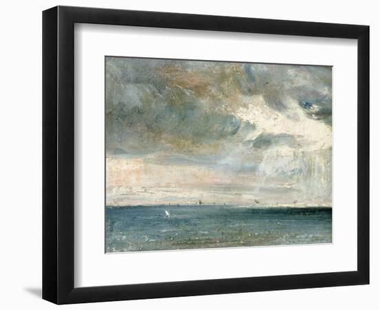 Study of Sea and Sky (A Storm Off the South Coast)-John Constable-Framed Giclee Print