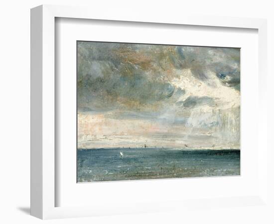 Study of Sea and Sky (A Storm Off the South Coast)-John Constable-Framed Giclee Print