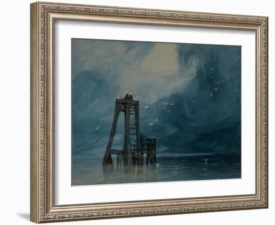 Study of Seagulls-John Sell Cotman-Framed Giclee Print