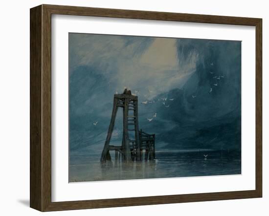 Study of Seagulls-John Sell Cotman-Framed Giclee Print