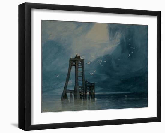 Study of Seagulls-John Sell Cotman-Framed Giclee Print