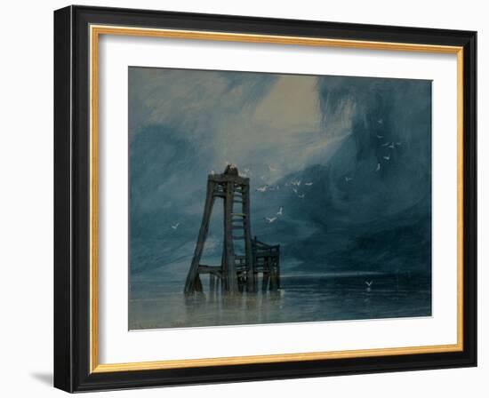 Study of Seagulls-John Sell Cotman-Framed Giclee Print