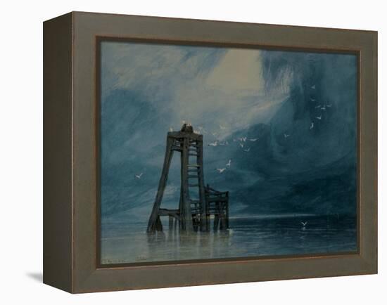 Study of Seagulls-John Sell Cotman-Framed Premier Image Canvas