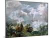Study of Sky and Trees-John Constable-Mounted Giclee Print