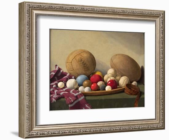 Study of Textures-English School-Framed Giclee Print