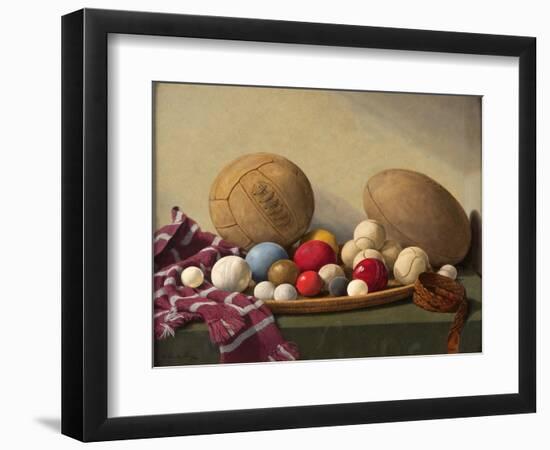 Study of Textures-English School-Framed Giclee Print