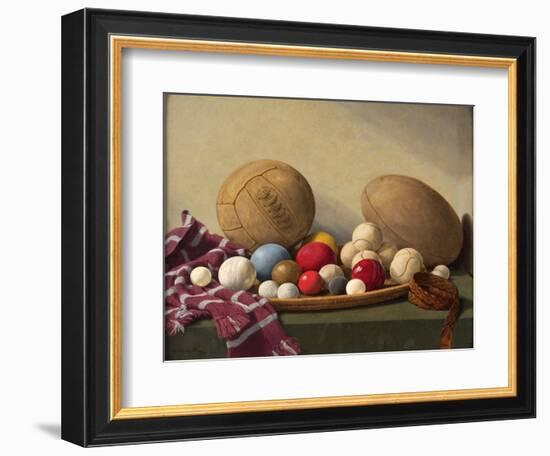 Study of Textures-English School-Framed Giclee Print