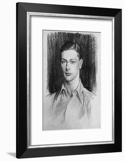 Study of the Duke of York, 1923-John Singer Sargent-Framed Giclee Print