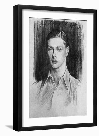 Study of the Duke of York, 1923-John Singer Sargent-Framed Giclee Print