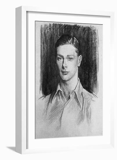 Study of the Duke of York, 1923-John Singer Sargent-Framed Giclee Print