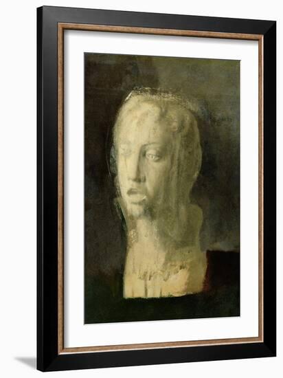 Study of the Head of a Young Singer, After Della Robbia, c.1856-58-Edgar Degas-Framed Giclee Print