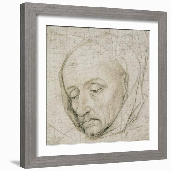 Study of the Head of an Old Man, 15th Century-Rogier van der Weyden-Framed Giclee Print