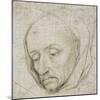 Study of the Head of an Old Man, 15th Century-Rogier van der Weyden-Mounted Giclee Print