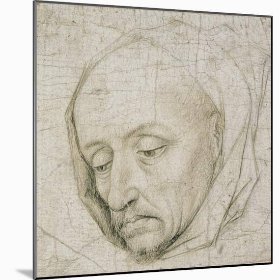 Study of the Head of an Old Man, 15th Century-Rogier van der Weyden-Mounted Giclee Print