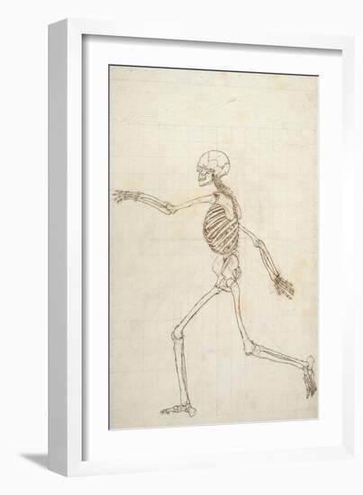 Study of the Human Figure, Lateral View-George Stubbs-Framed Giclee Print